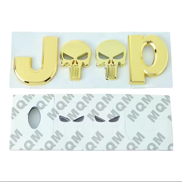 Jeep Other - Jeep Metal Punisher Logo Emblem - New